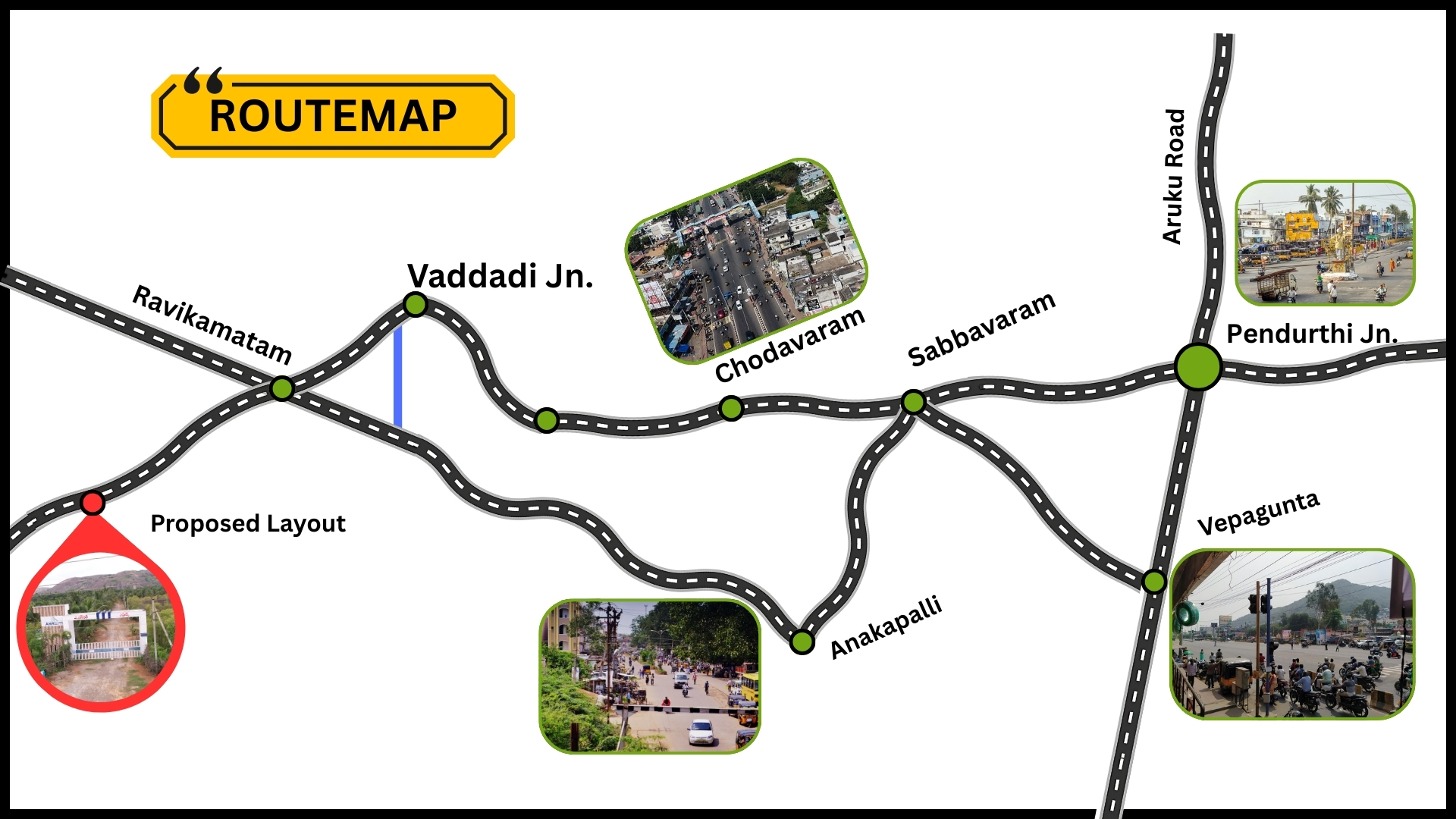 Guddipa route map, ANR INFRA PROJECTS